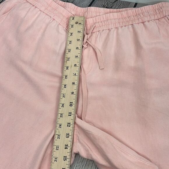 Lane Bryant Linen Ruffle-Hem Crop Pants size 18/20 - Picture 12 of 13